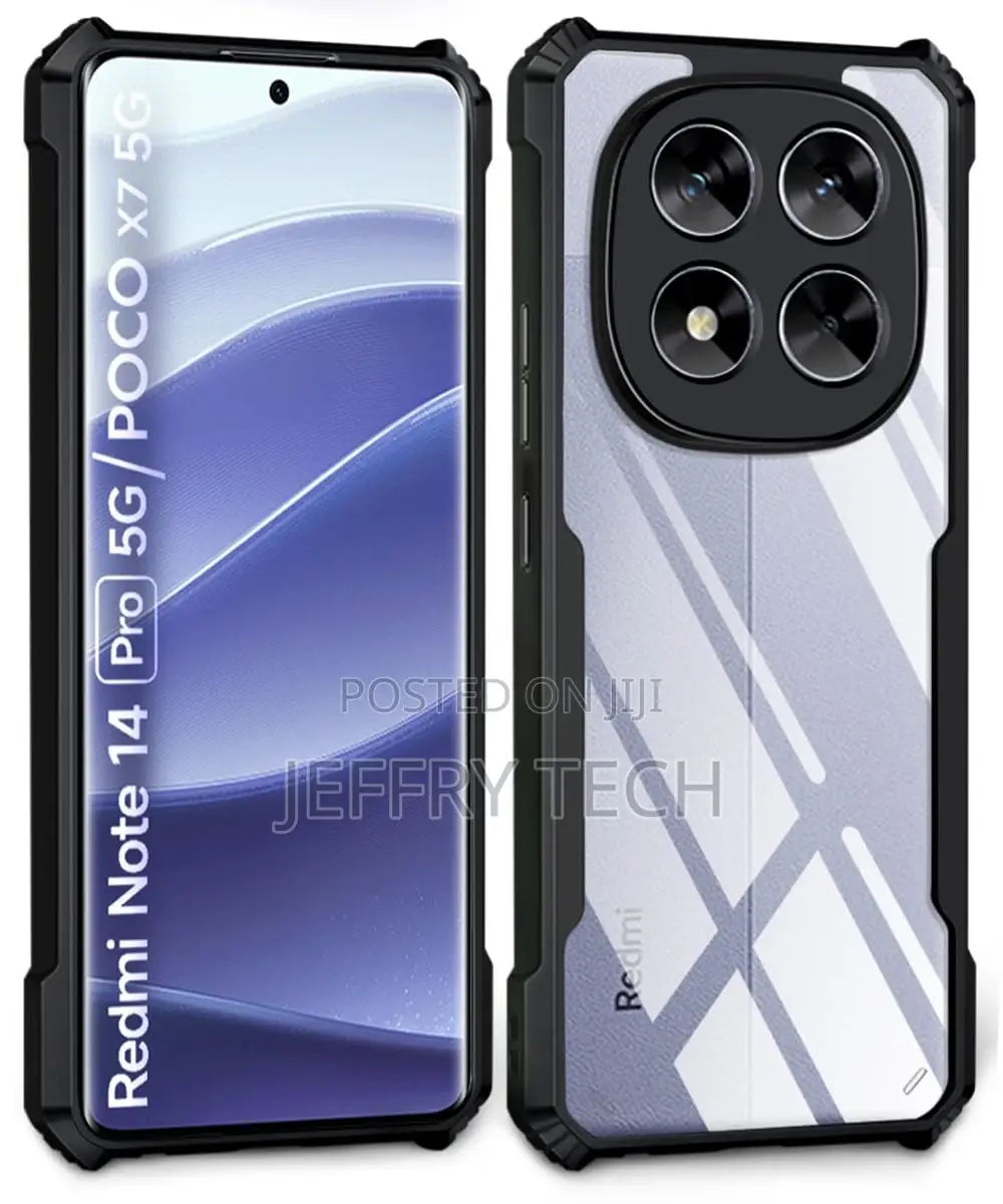 Shock Clear Protective Back Case for Redmi Note 14 Pro 5G