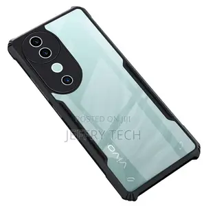 Solimo Shockproof Crystal Clear Back Cover for Vivo V40 5G