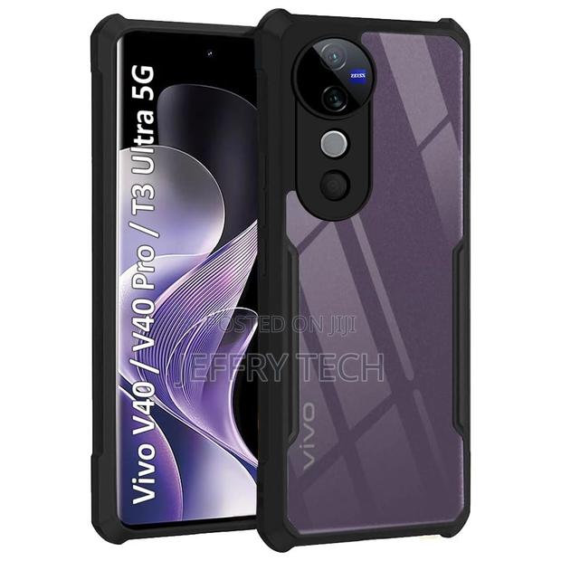 Hegiftkart Shockproof Clear Back Case for Vivo V40 / V40 Pro - main view