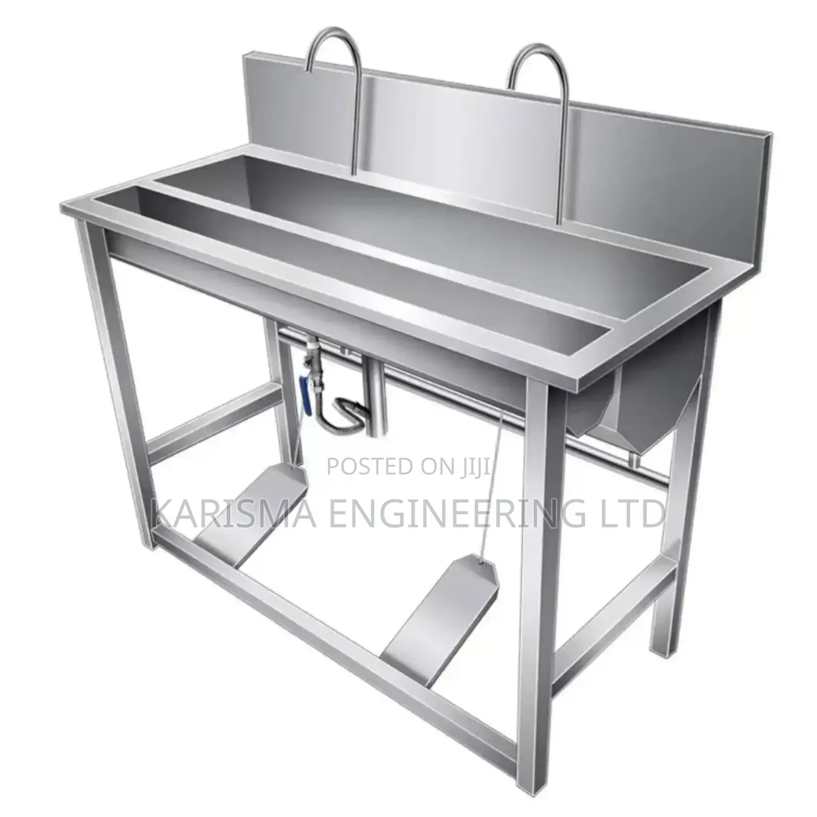 Customized Stainless Steel Handwash With a Foot Pedal