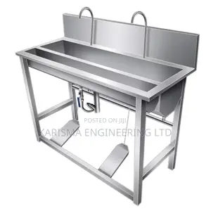 Customized Stainless Steel Handwash With a Foot Pedal
