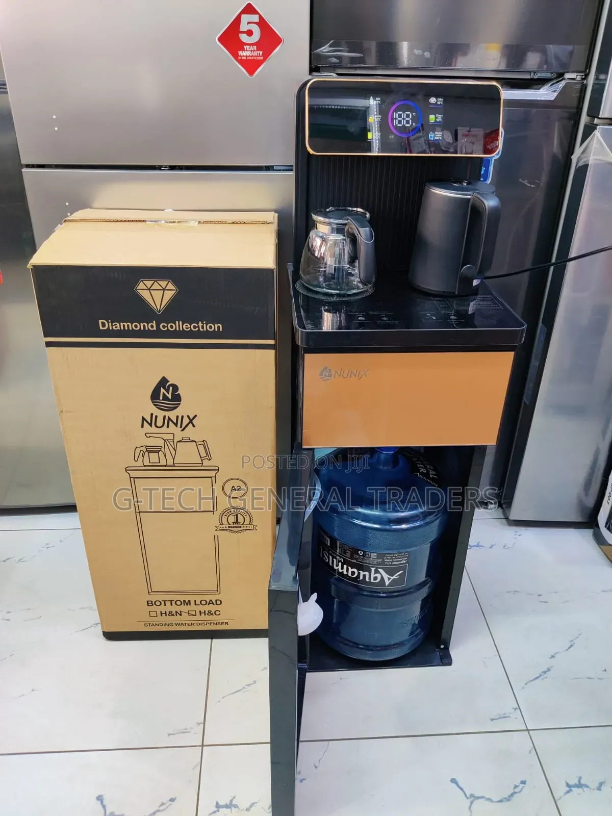 Nunix Champagne A2c New Model Bottom Load Dispenser