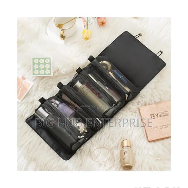 4pcs In 1 Detachable Makeup Bag Women Zipper Mesh