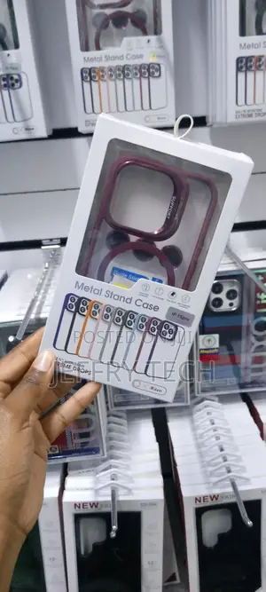 Camera Invisible Stand Magsafe Clear Case for iPhone 15 Pro