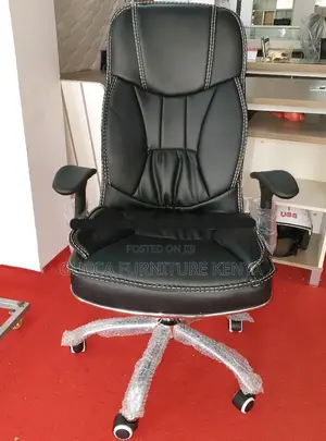 Office Chairs: Standard PU Leather Generic Home Office Chair