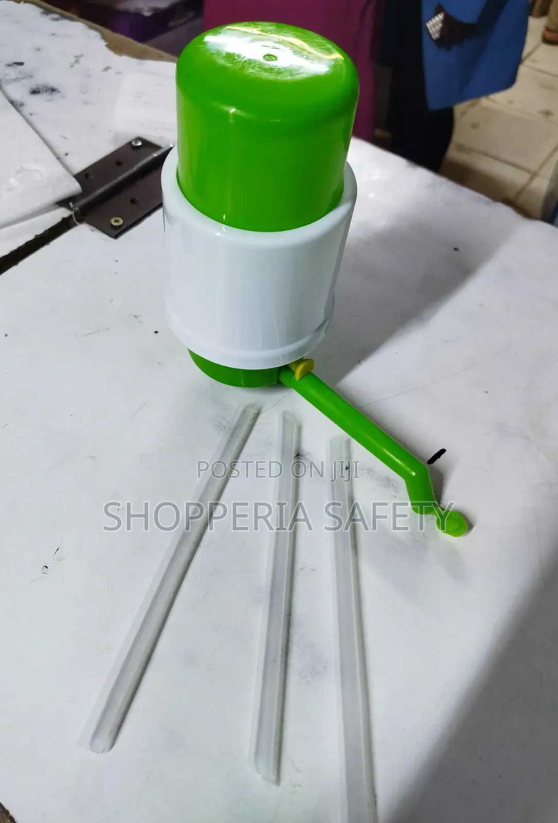 Manual Water Pump- Green, Blue