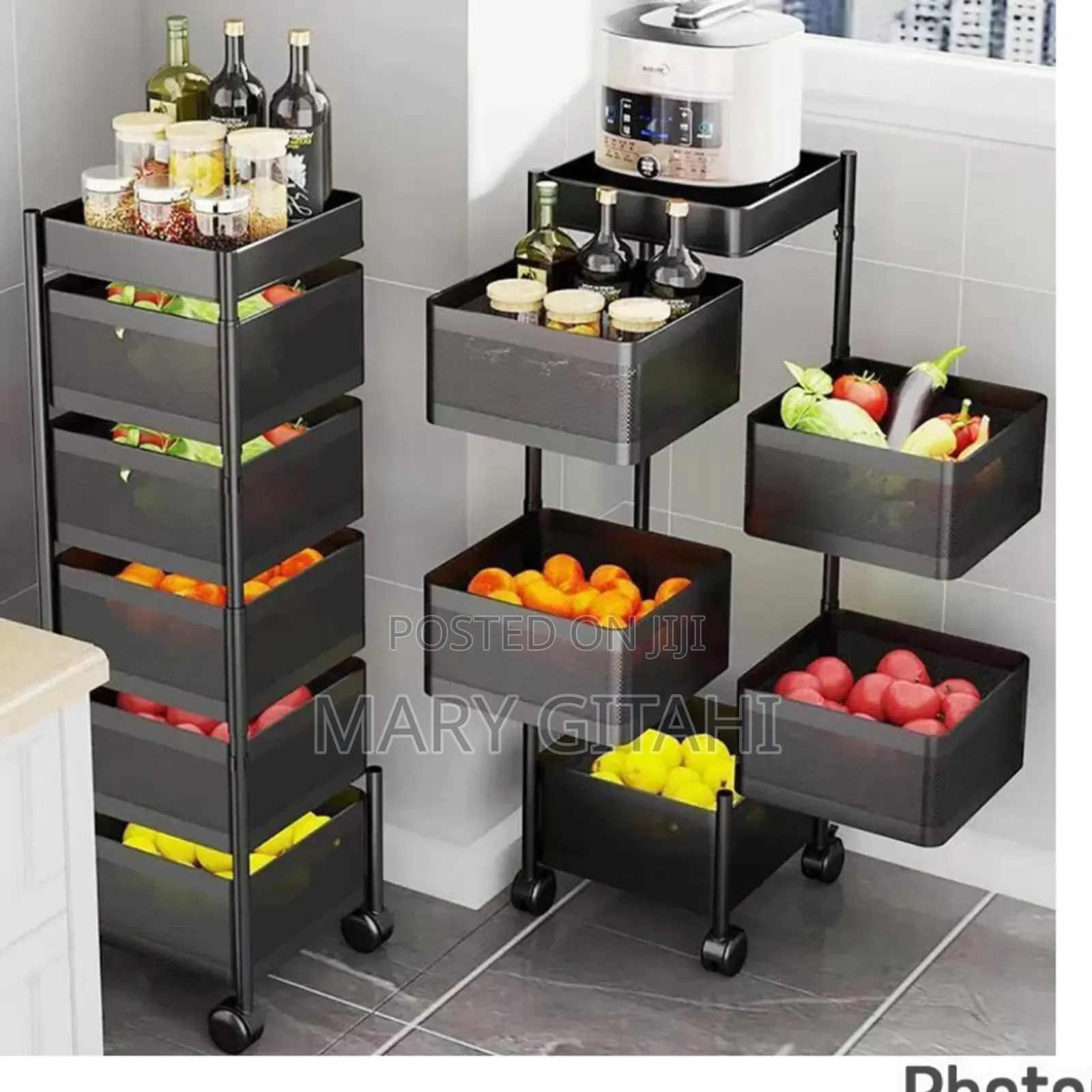 Mettalic 5tier Fruitrack #Offer Price