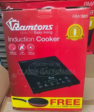Ramtons Induction Cooker With Free Pan