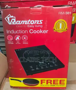 Ramtons Induction Cooker With Free Pan