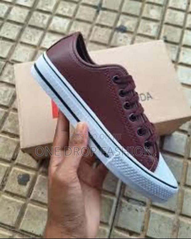 Converse Leather Maroon - main view
