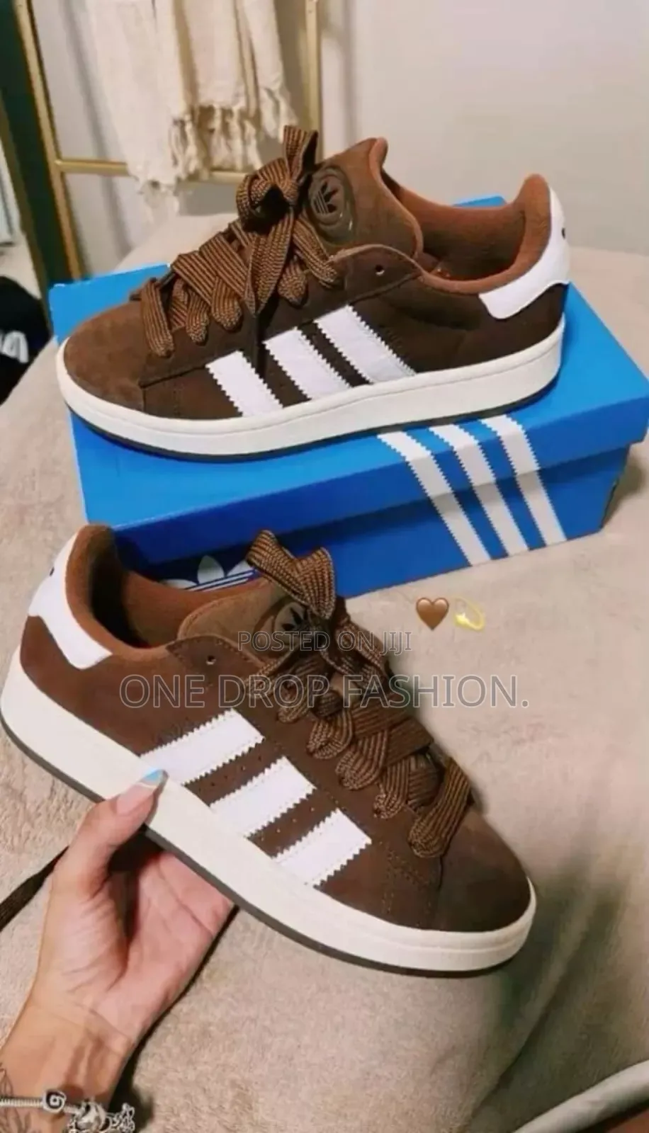Addidas Campus Brown/White