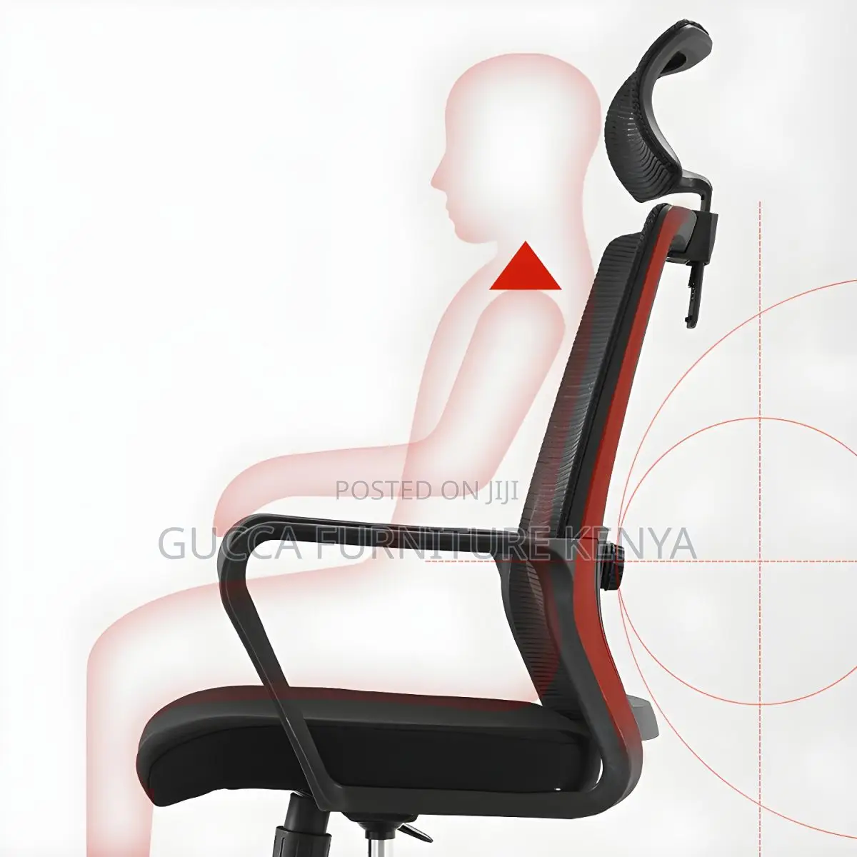 Office Chairs:High Back Support Ergonomic Modern Office Seat