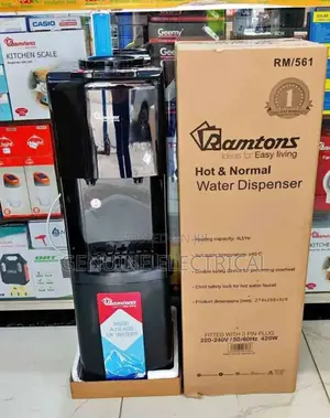 Water Dispenser, Ramtons Water Dispenser Hot and Normal BLK