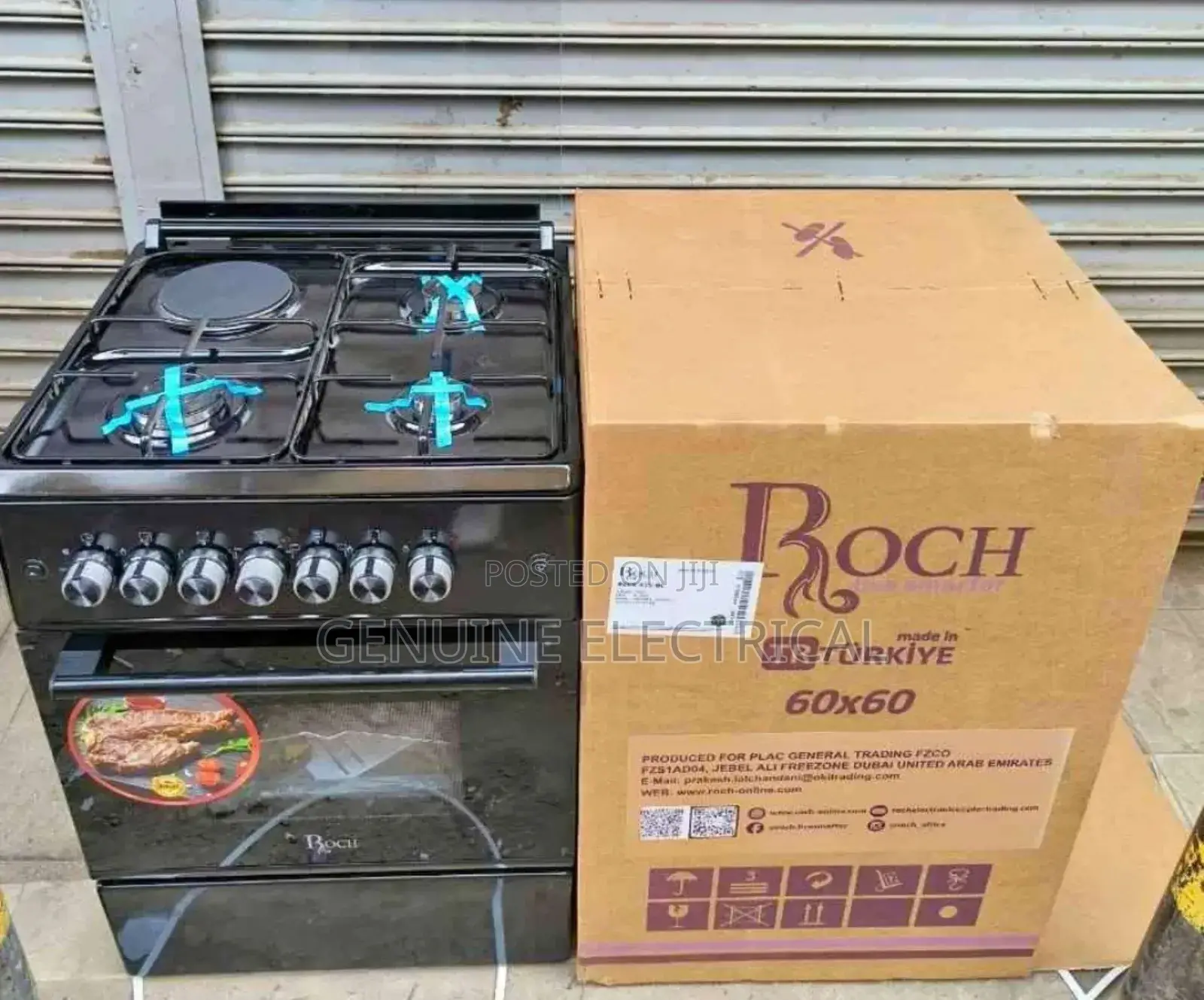 Roch 3+1 Electric Oven,Standing Cooker 60*60 .