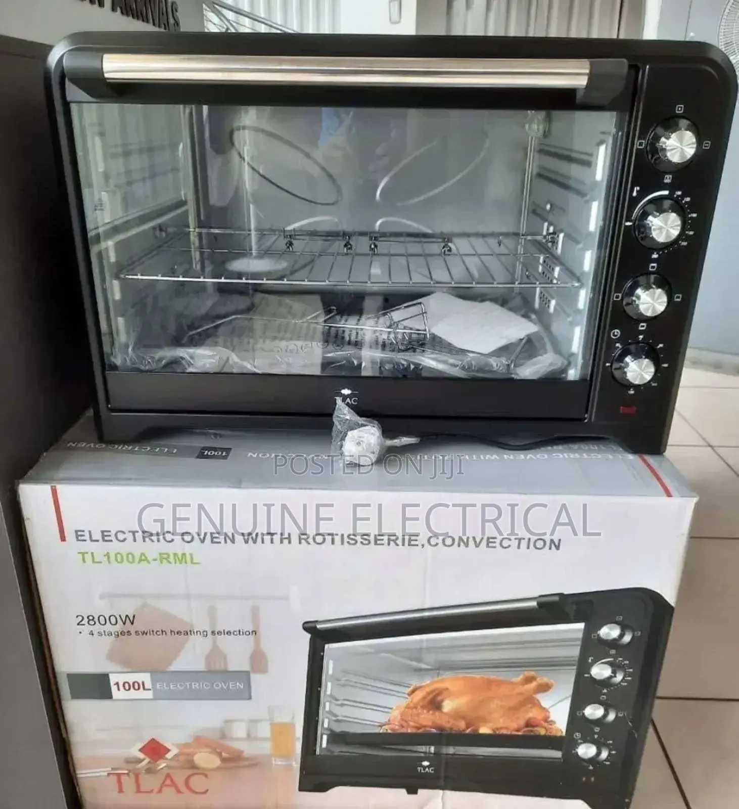 Table Top Oven With Convection Fan(TLAC 100ltrs)