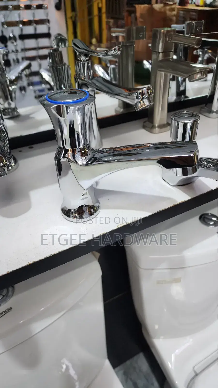 Pillar Basin Tap Brimix - Knob