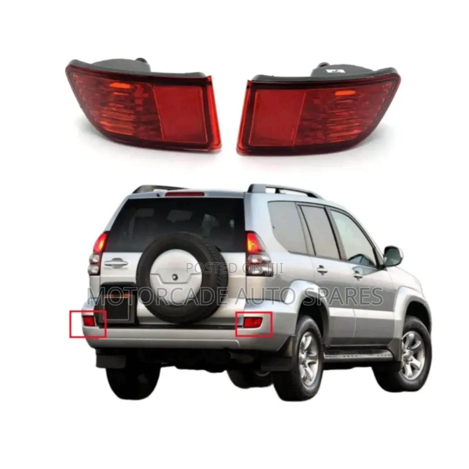 Landcruiser Prado J120 Rear Bumper Reflector Set