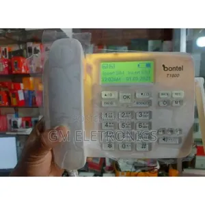 Brand New Dual SIM GSM Land Phone Available-White