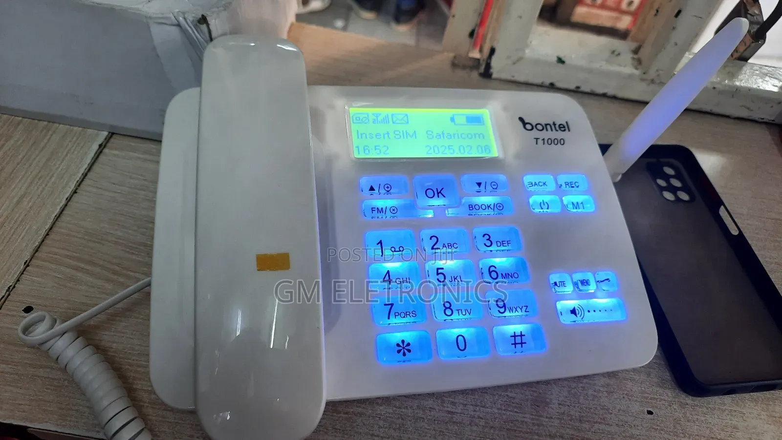 Brand New Dual SIM GSM Land Phone Available-White