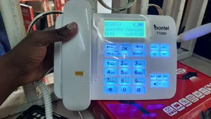 Brand New Dual SIM GSM Land Phone Available-White