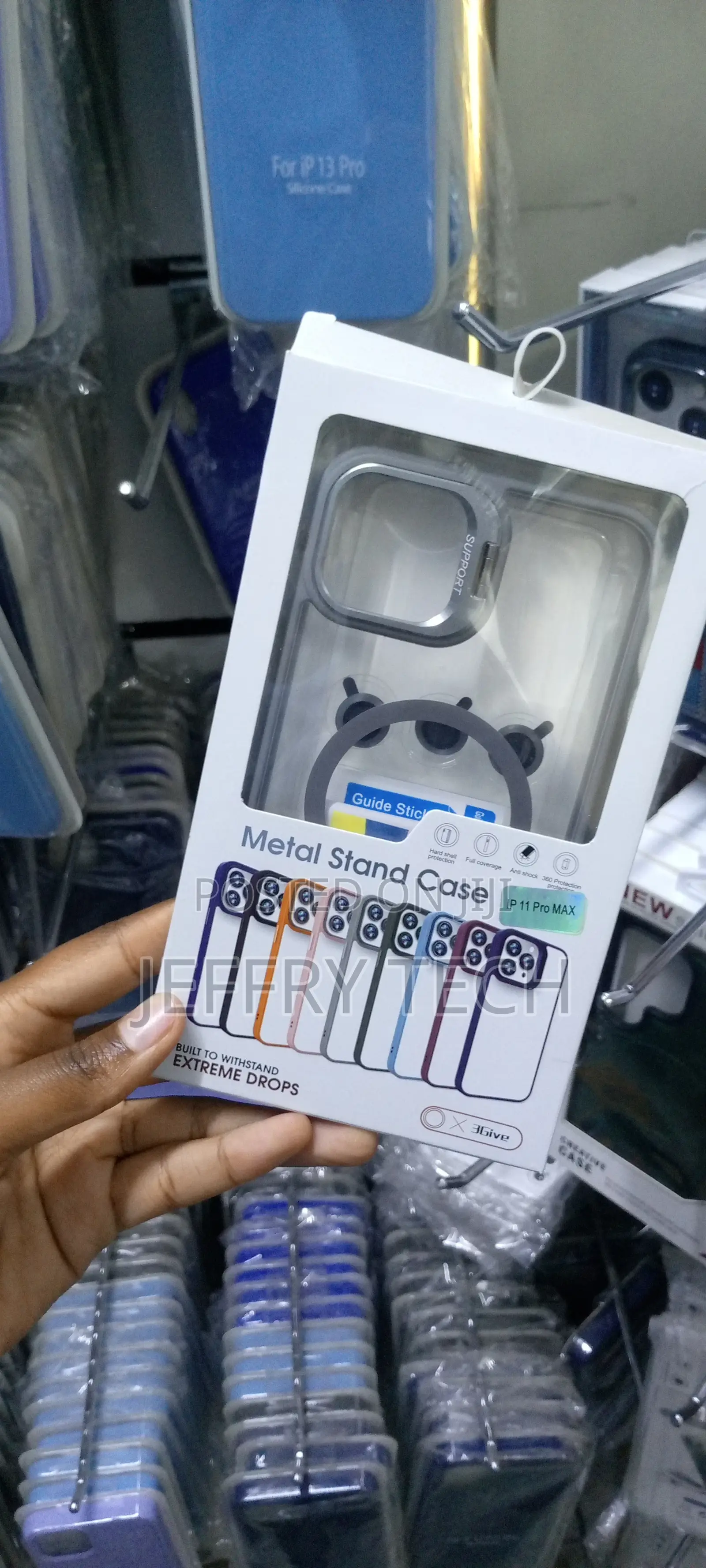 Magsafe Stand Case iPhone 11 Pro Max Metal Camera Lens