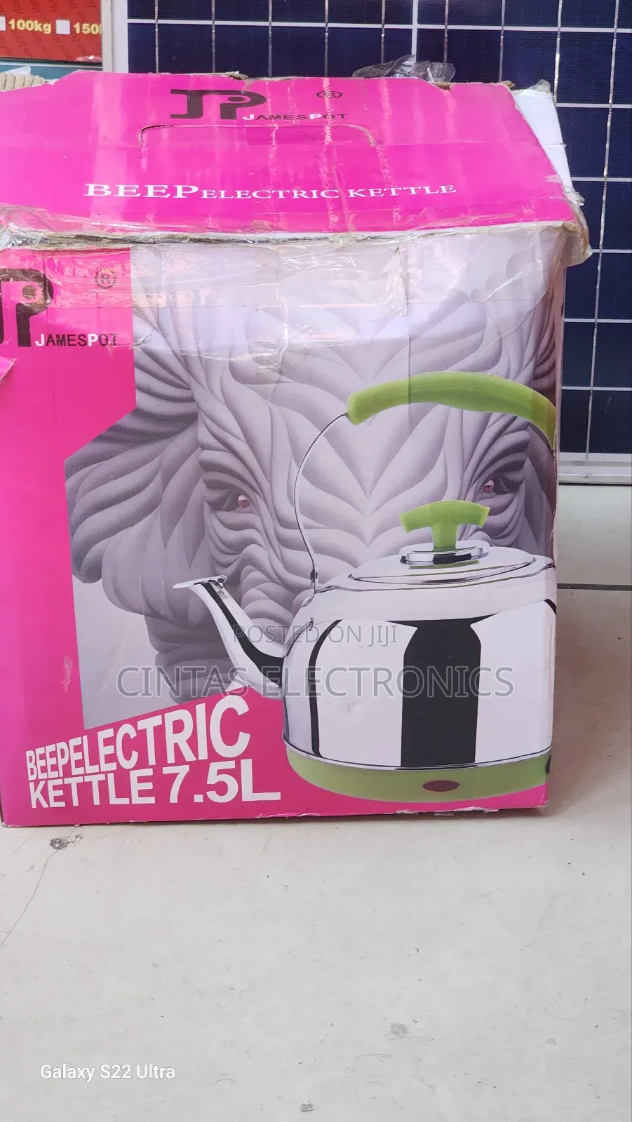 James Pot Beep Electric Kettle 7.5L