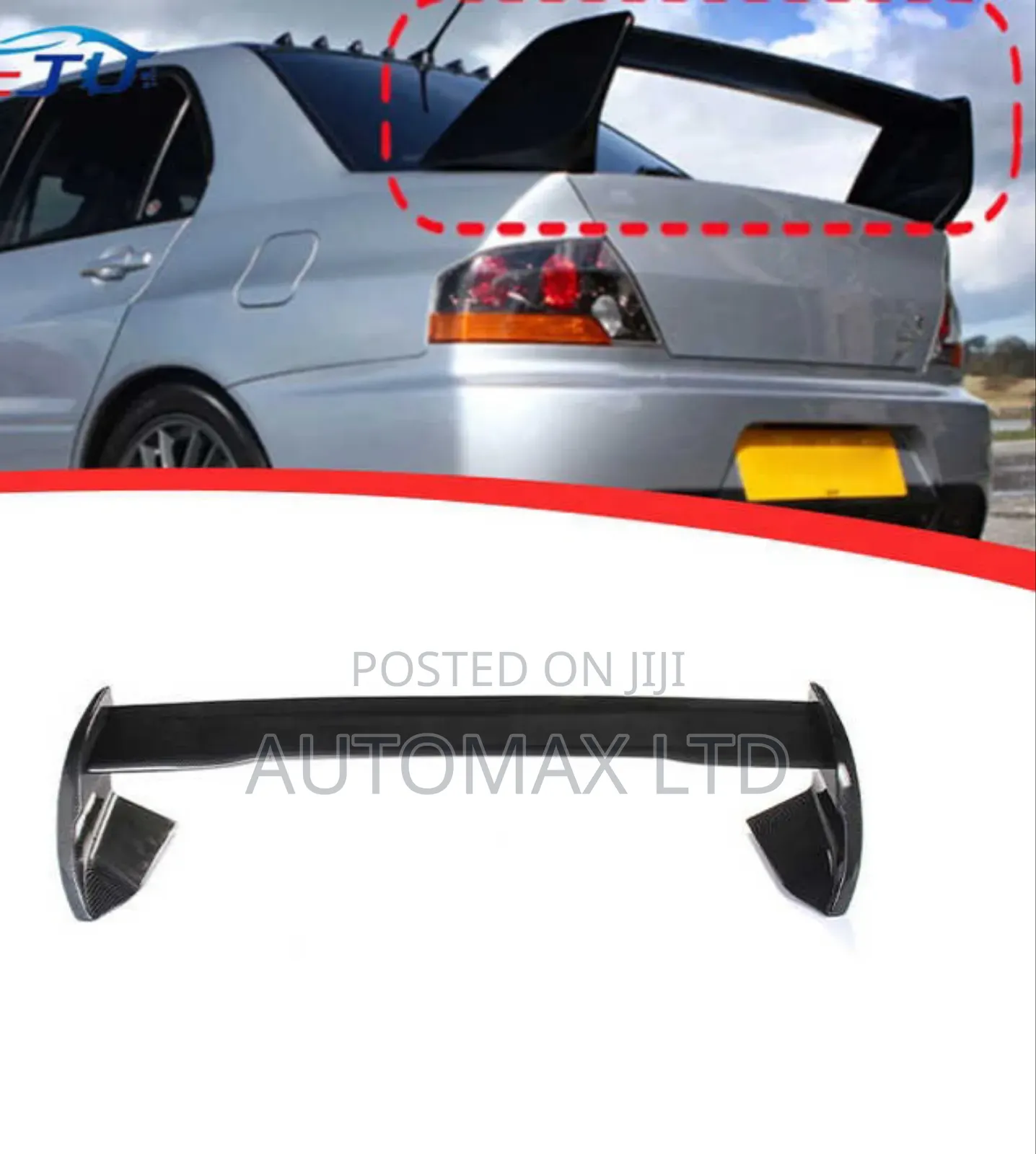 Mitsubishi Evo 2003-7, Rear Boot Aftermarket Spoiler