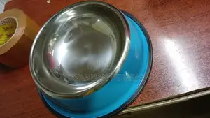 Stainless Steel Pet Bowls for Cats Dogs Non-Slip - Blue