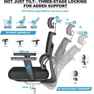 Office Chairs Orthopedic Wide Mesh Heavy Duty Chair