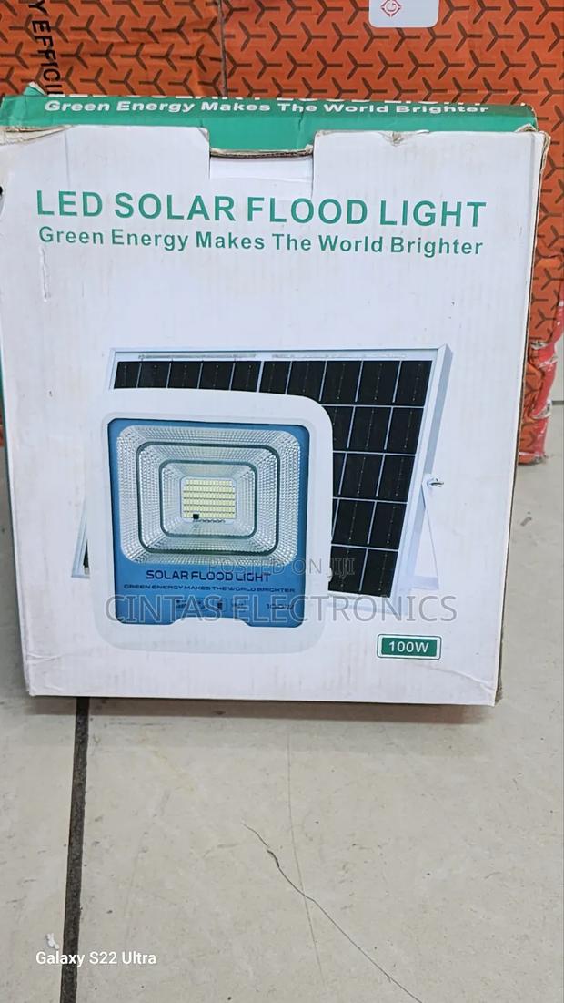 LED FL100W Solar Flood Light 100W - thumbnail 2