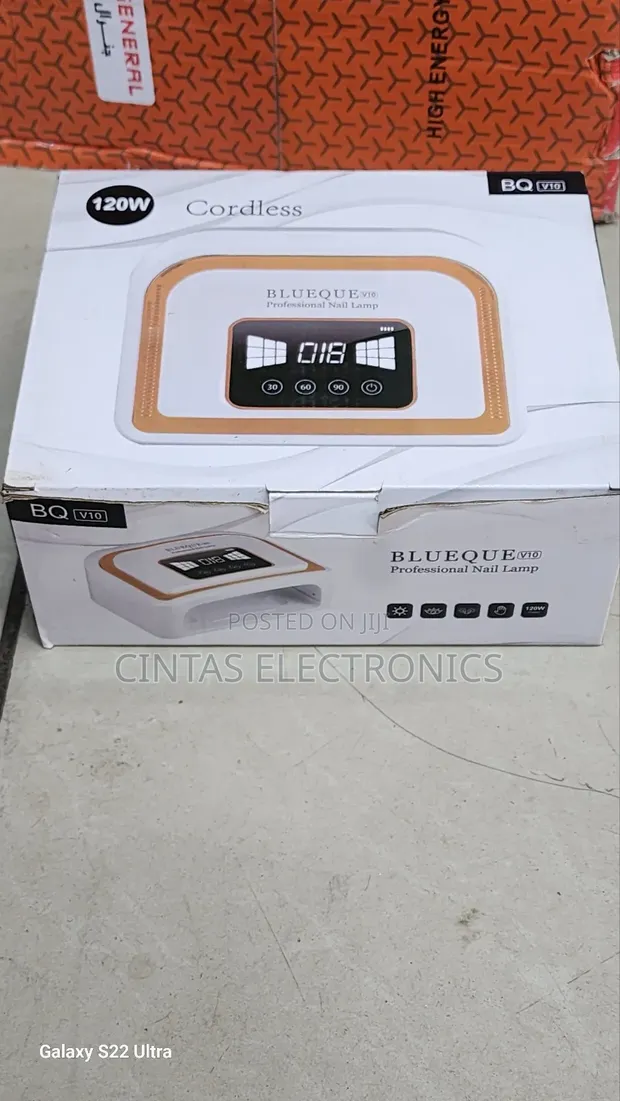 Blueque BQ V10 Cordless Nail Lamp 120W in Nairobi Central