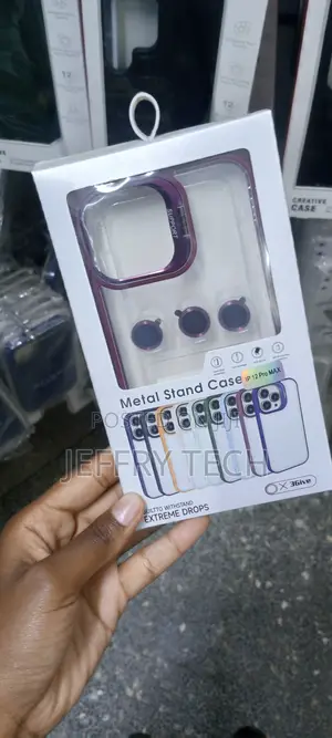 Magsafe Stand Lens Metal Ring Case for iPhone 12 Pro Max