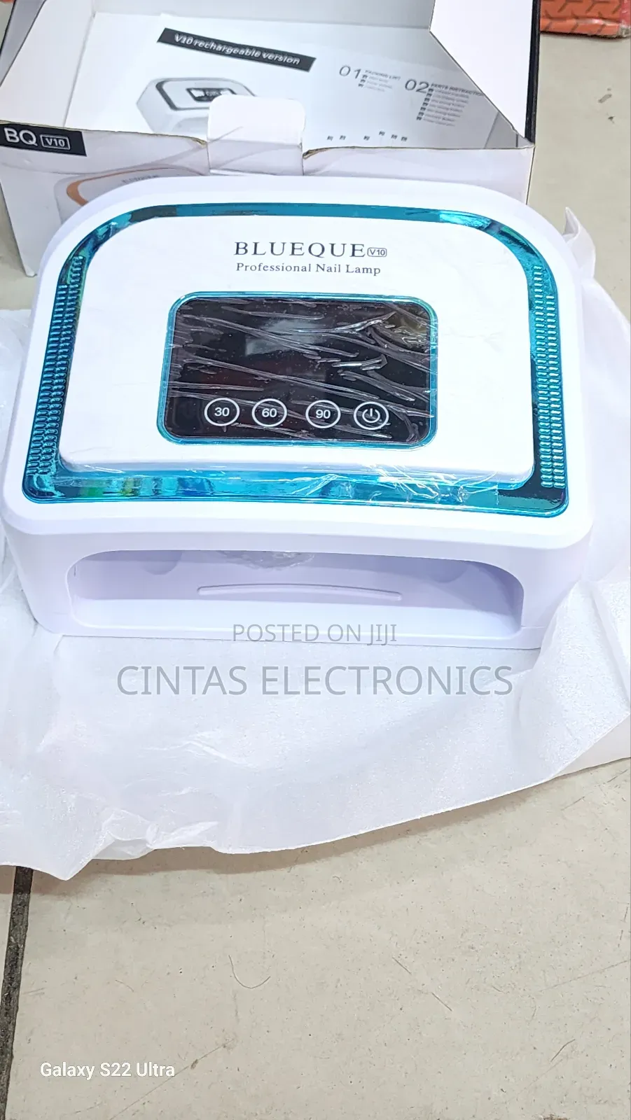 Blueque BQ V10 Cordless Nail Lamp 120W
