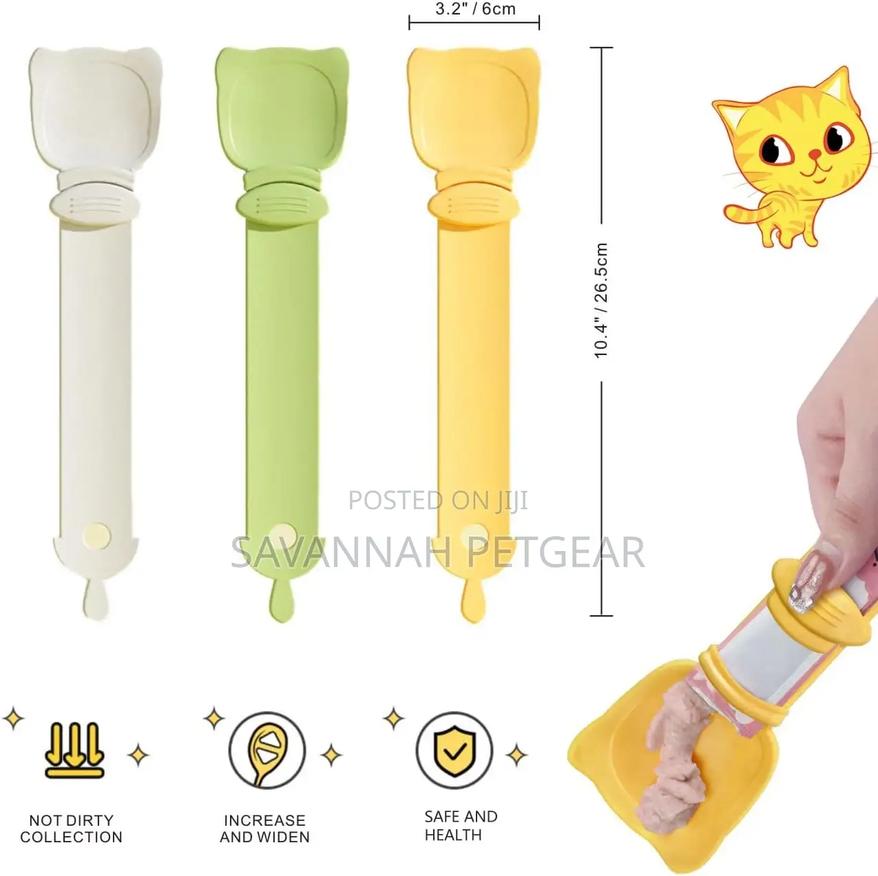 Cat Strip Feeder and Pet Food Mixing Spoon