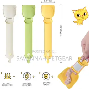 Cat Strip Feeder and Pet Food Mixing Spoon