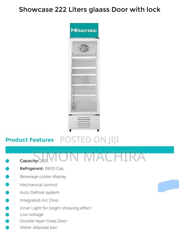 222L Hisense Showcase Display Fridge - main view