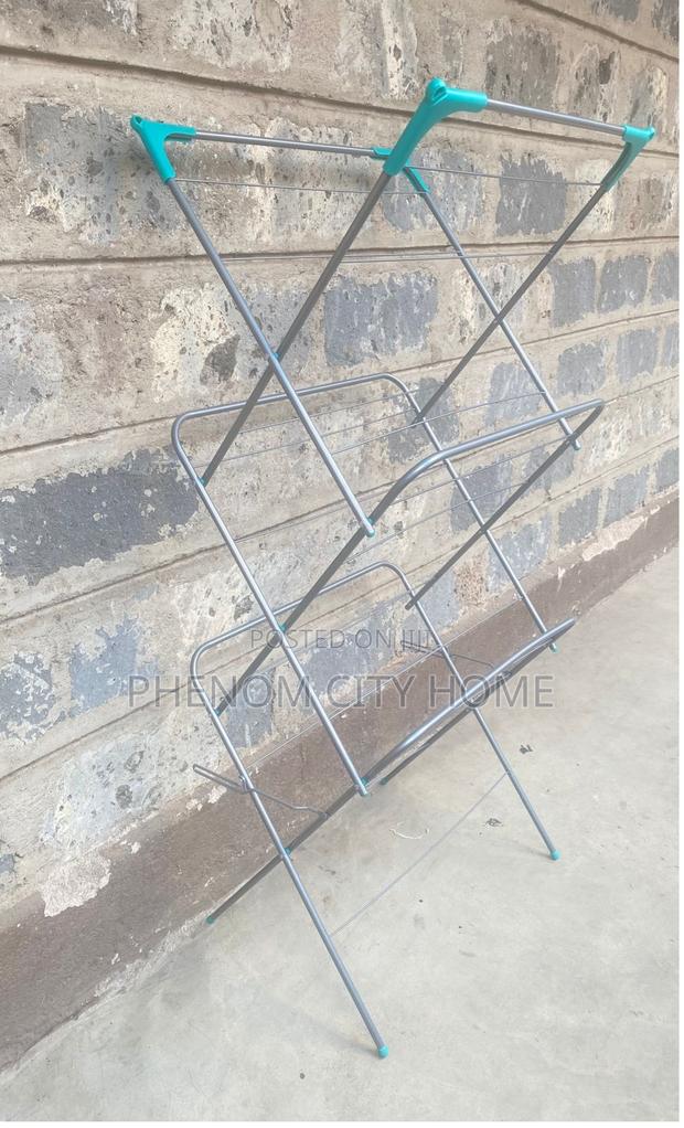 3 Tier Folding Airer Drying Rack - thumbnail 2