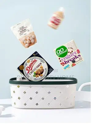 Multi Coloured Plastic Organizing and Dustproof Baskets