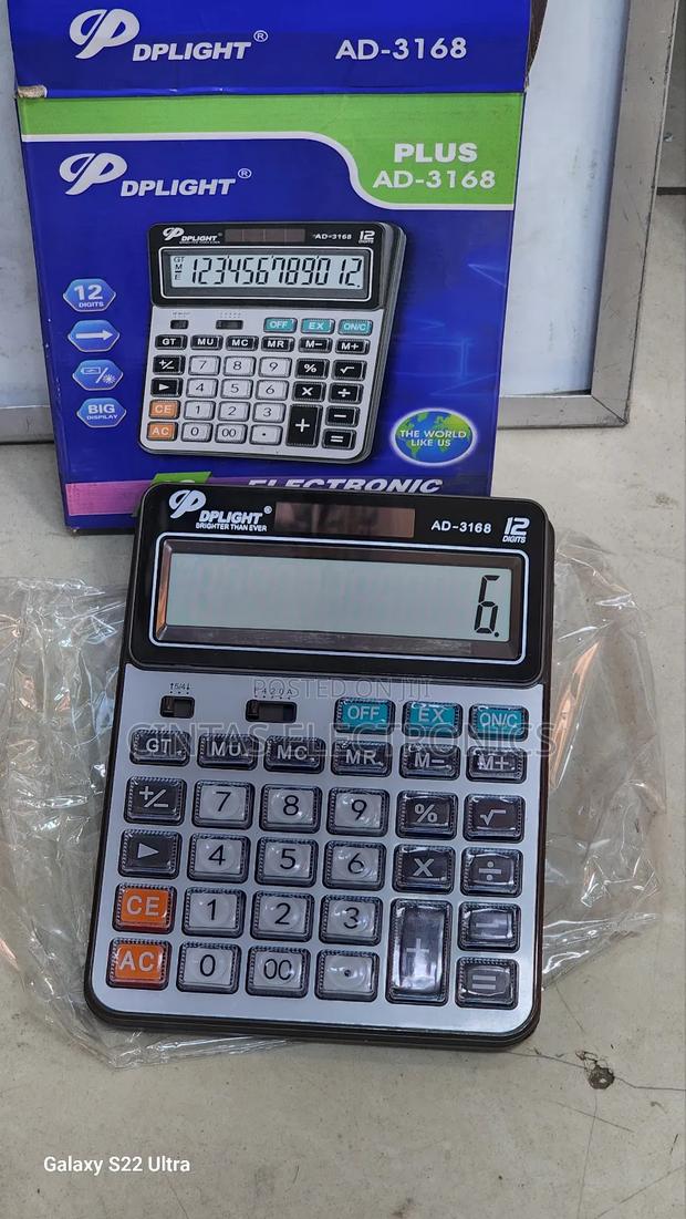 Dplight Plus AD-3168 Electronic Calculator 12 Digits - main view