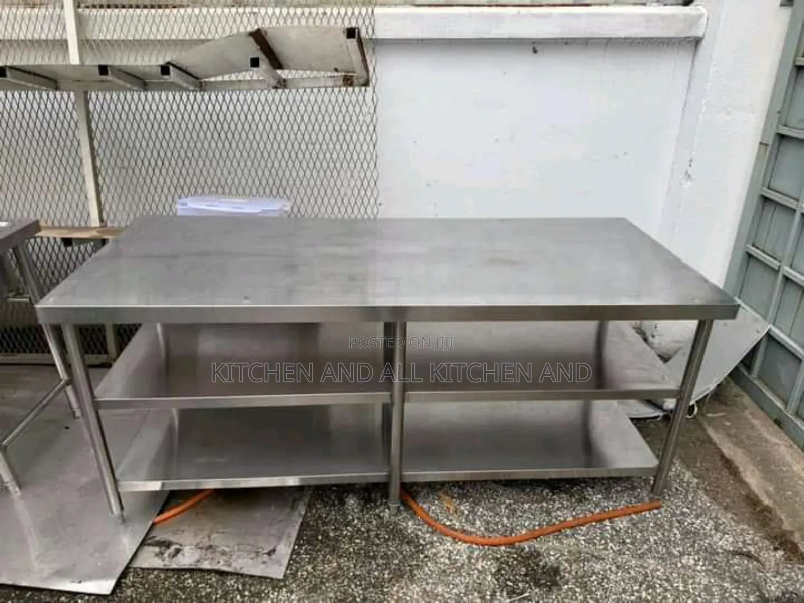 Marvelous Wok Table With Undershelves