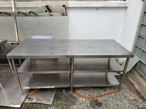 Marvelous Wok Table With Undershelves