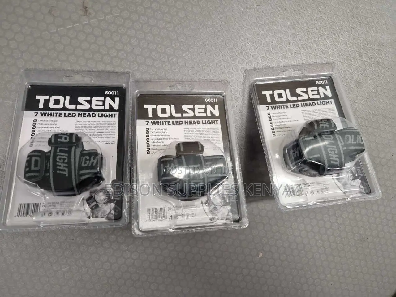 Head Lamp Tolsen 7 White LED Head Light Premium Headlamp