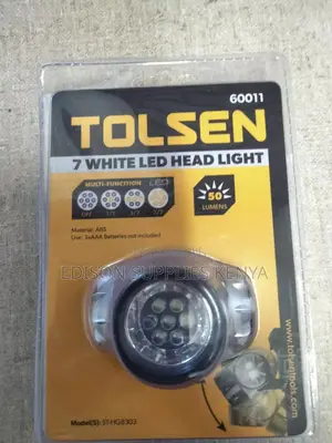 Head Lamp Tolsen 7 White LED Head Light Premium Headlamp
