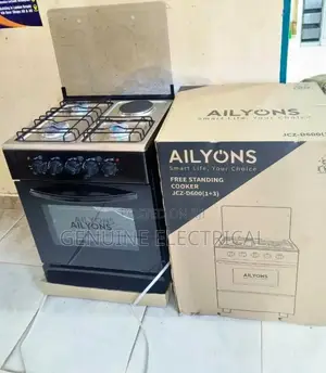50*55 Ailyons 3+1 Standing Cooker With Electric Oven