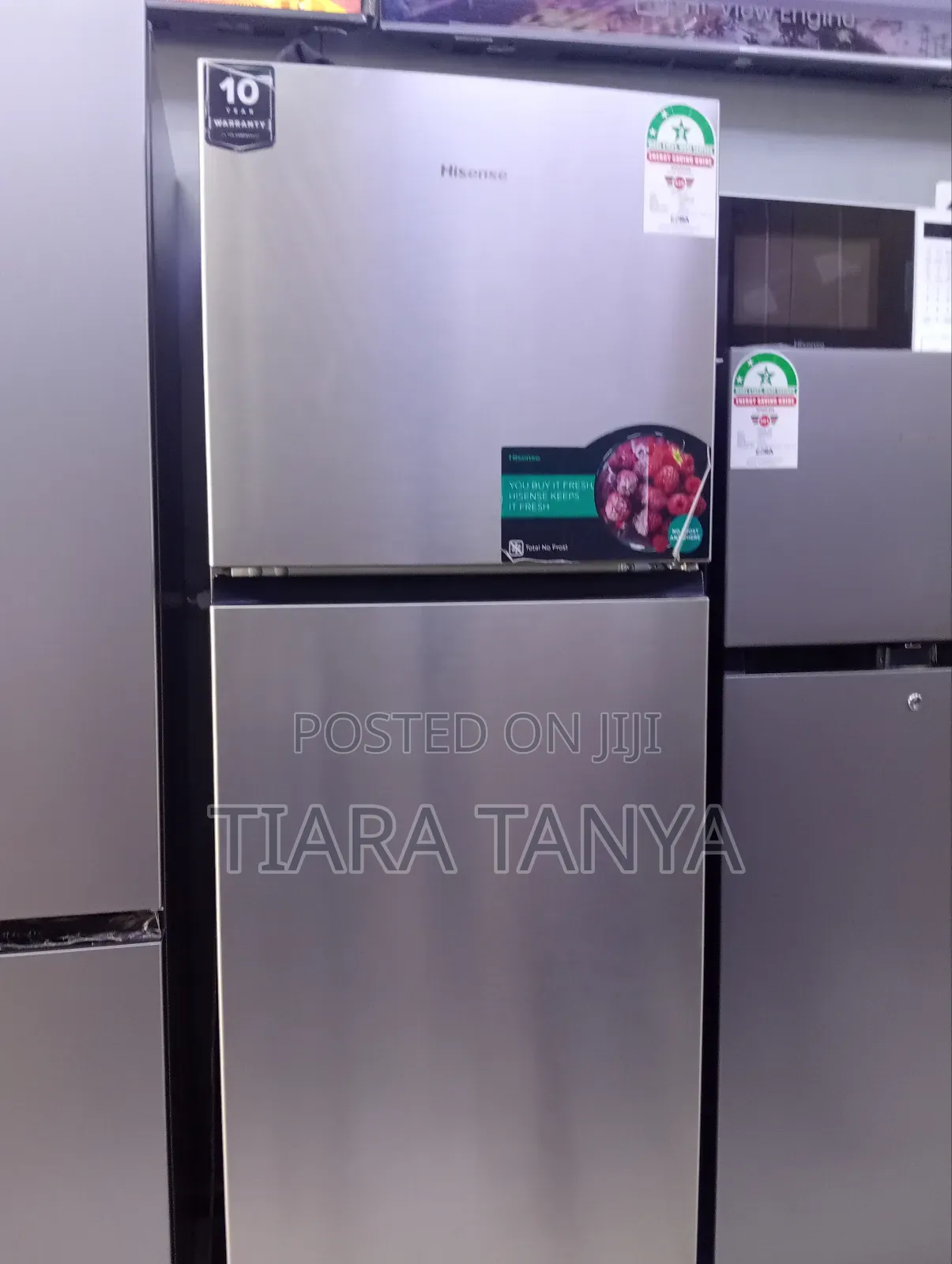 Hisense Double Door Fridge 320L REF320DR
