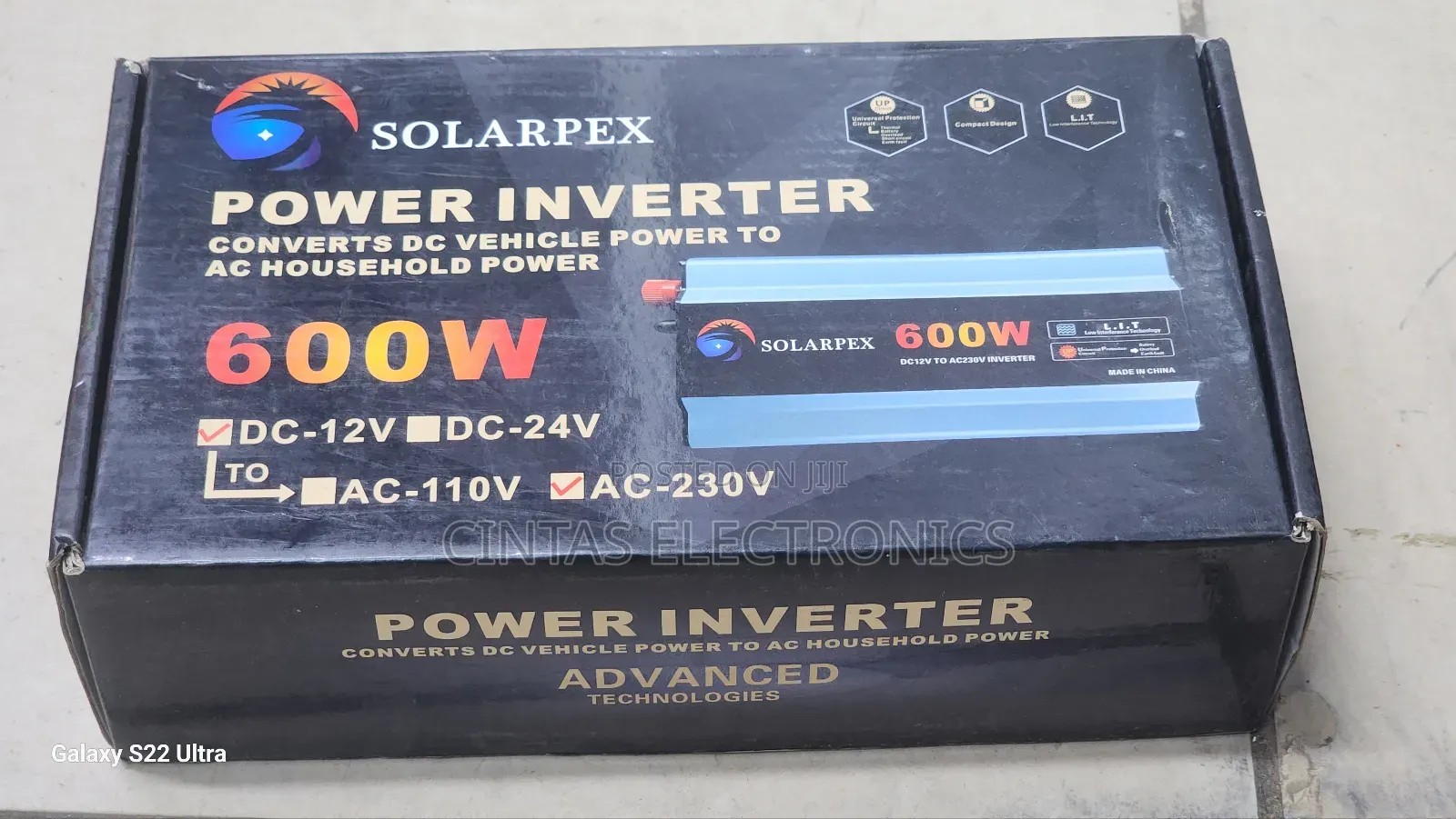 Solarpex Power Inverter DC to Vehicle to Household Power