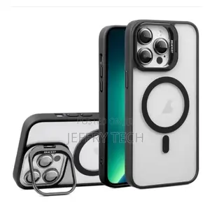 Magsafe Stand Metal Ring Lens Protect Case for iPhone 13 Pro