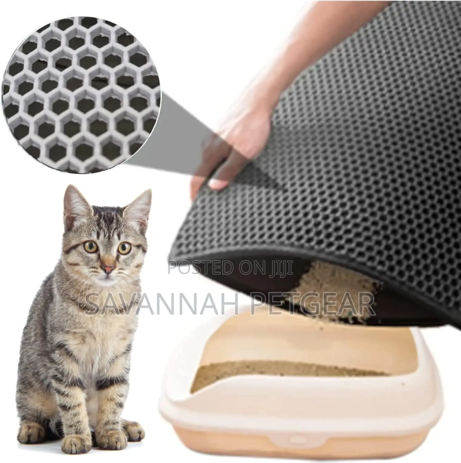 Cat Litter Tray Mat, Cat Mat 40cm X 50 Cm