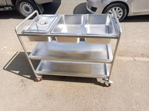 Food Trolley With Warmers