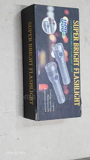 LED Rechargeable Flashlight Light